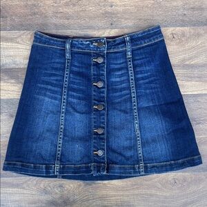 Cello Dark Blue Denim Mini Skirt